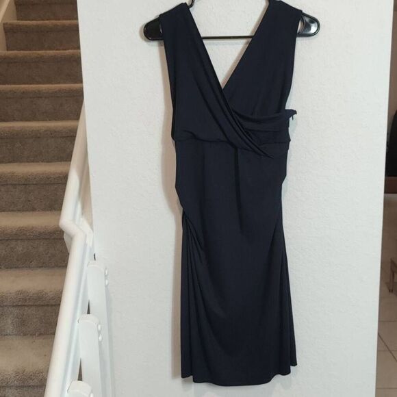 Diane Von Furstenberg Navy Mini Dress NWT - Picture 2 of 12